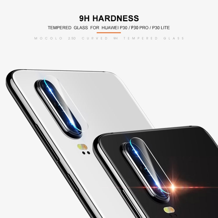 Tempered glass rear camera lens protector film with rounded edge for back lenses