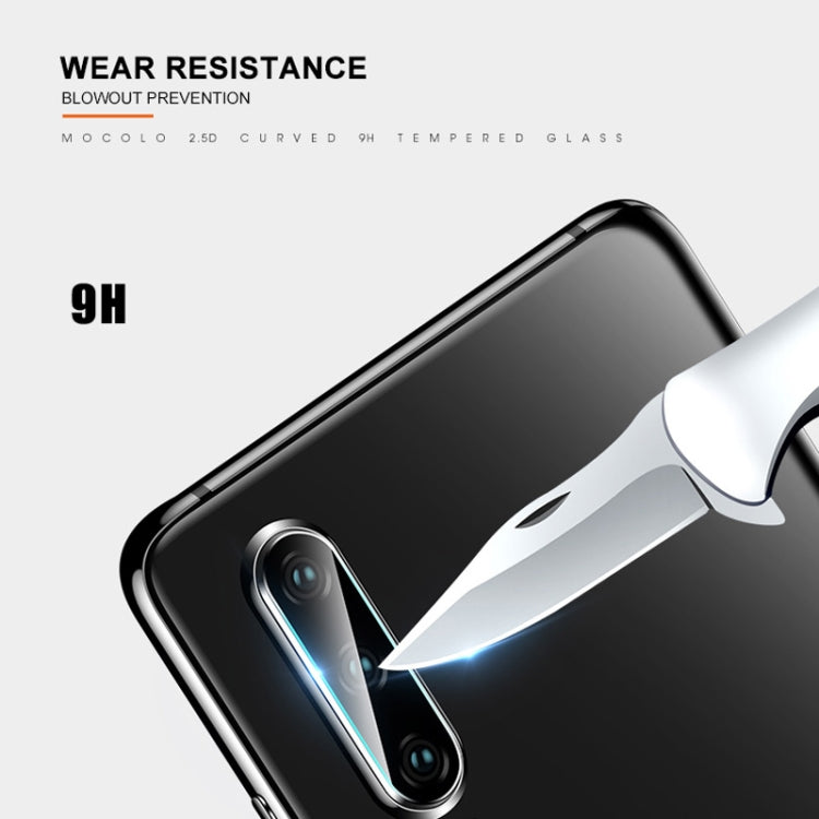 Tempered glass camera lens screen protector film over the rear camera module