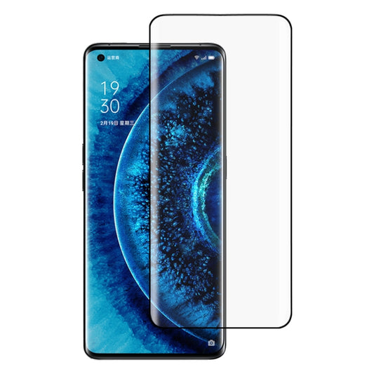 Transparent curved tempered glass screen protector film for a smartphone display