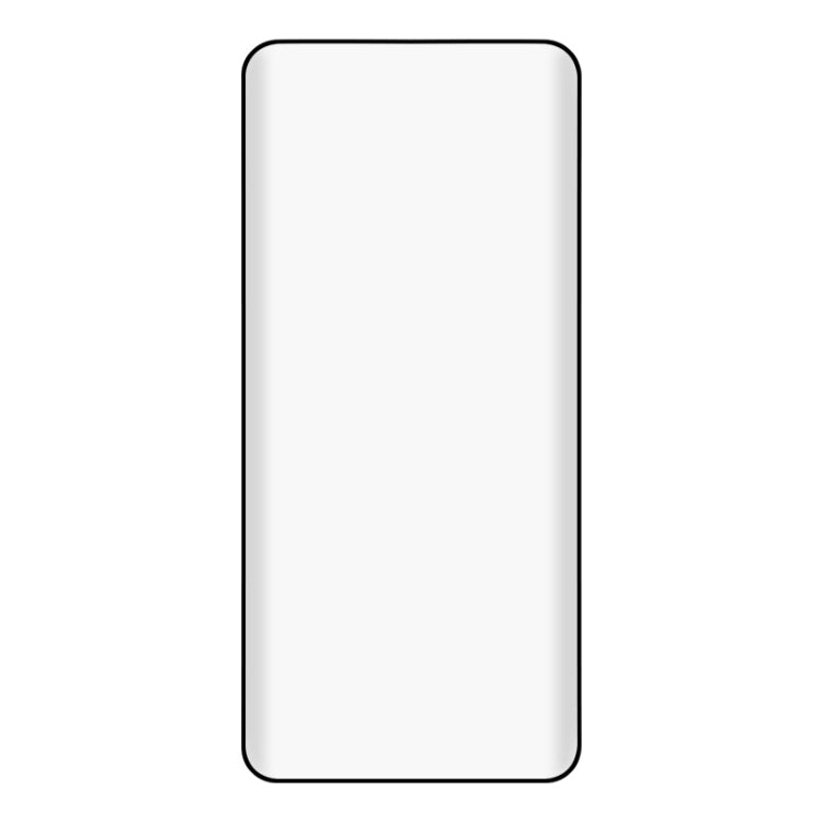 Clear rectangular tempered glass screen protector film with rounded corners