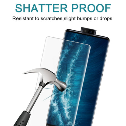 Shatter-resistant curved tempered glass screen protector for Vivo NEX 3S 5G, clear