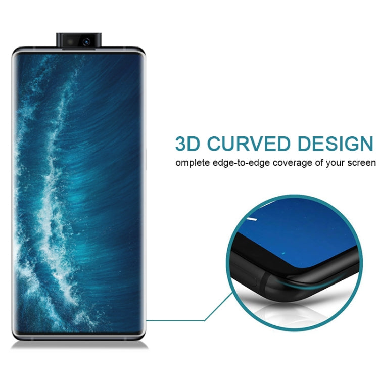 3D curved tempered glass screen protector for Vivo NEX 3S 5G, edge-to-edge design