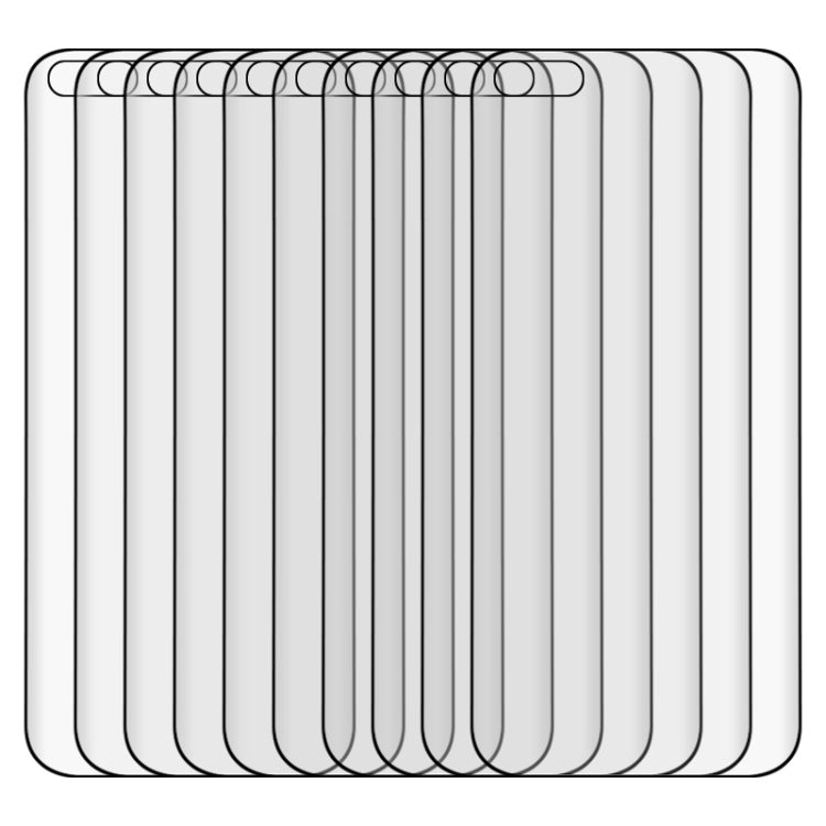 Transparent 3D curved tempered glass screen protector pack for Huawei P40 Pro
