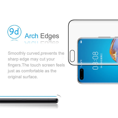 3D curved tempered glass screen protector with smooth arch edges for Huawei P40 Pro