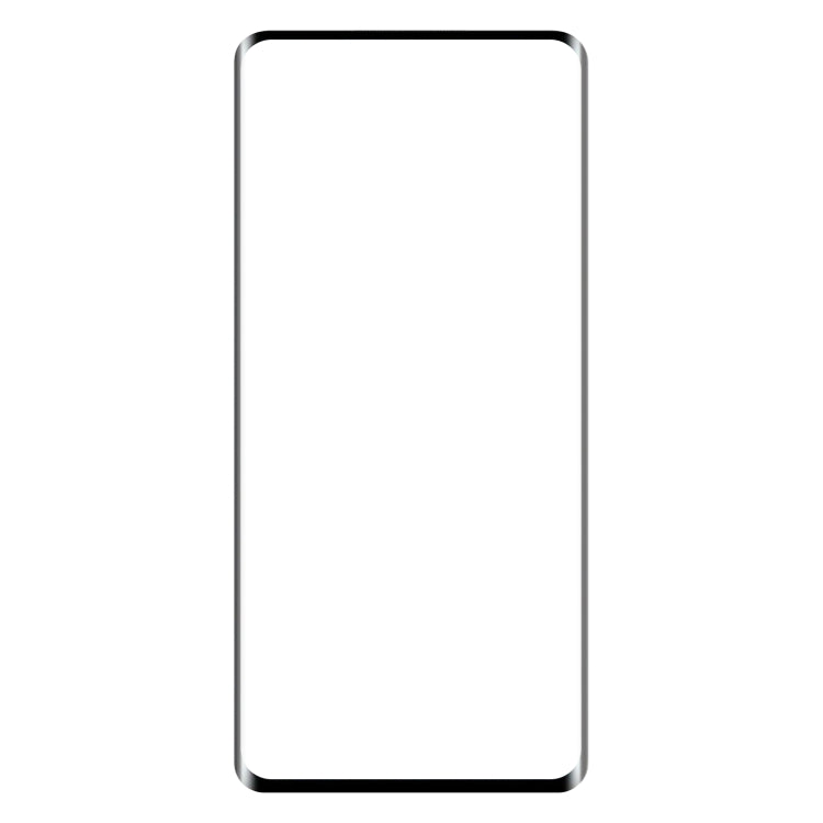 Standalone curved tempered glass screen protector with black border