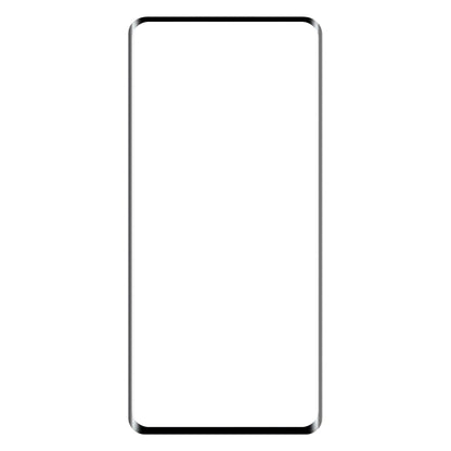 Standalone curved tempered glass screen protector with black border