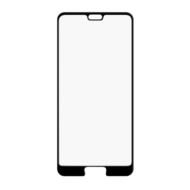 Full-screen tempered glass screen protector film for Huawei P20, clear with cutout frame