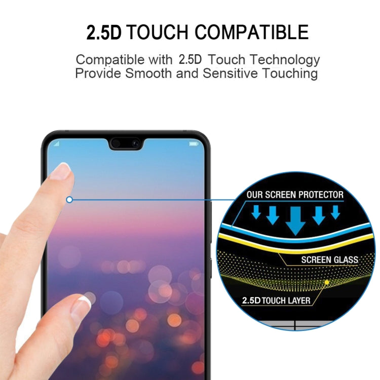 2.5D touch tempered glass screen protector for Huawei P20 for smooth touch