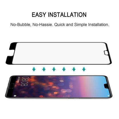 Easy-install tempered glass screen protector for Huawei P20, bubble-free alignment