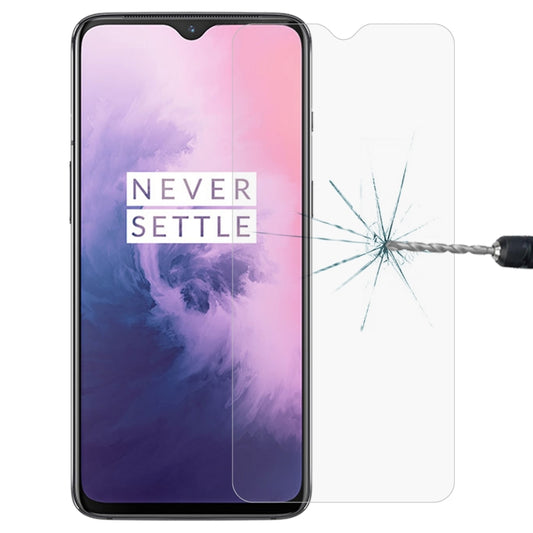 Clear 2.5D tempered glass screen protector for OnePlus 7 phone