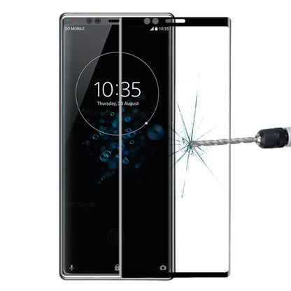 3D curved tempered glass screen protector film for smartphone, full-screen coverage