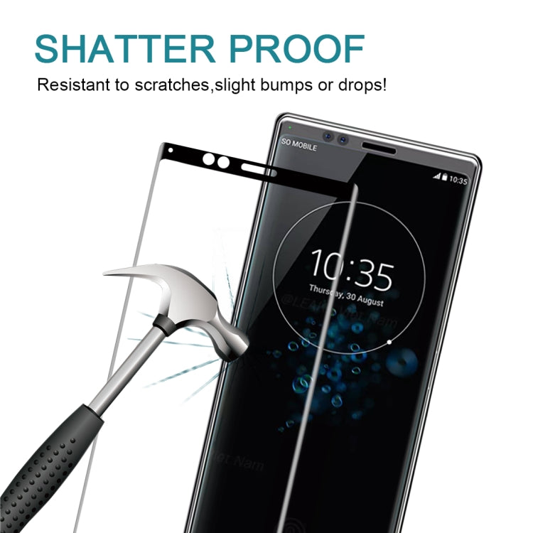 Shatterproof 3D curved tempered glass screen protector film with impact resistance