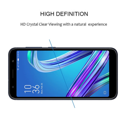 Tempered glass screen protector for phone with clear front viewing surface