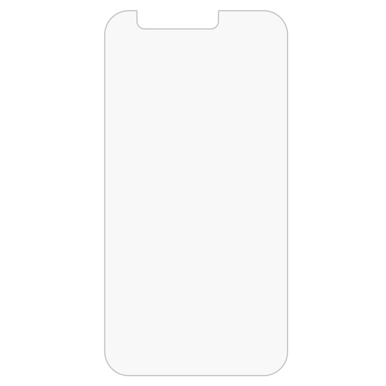 Clear tempered glass screen protector sheet for LG phone with rounded corners