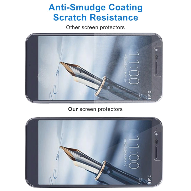 Tempered glass screen protector with anti-smudge coating and scratch resistance