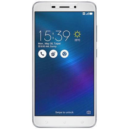 Smartphone front with clear tempered glass screen protector coverage, rounded 2.5D edges