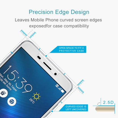 Tempered glass screen protector with open-edge design for case compatibility