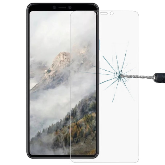 Tempered glass screen protector with phone screen coverage and crack-impact damage