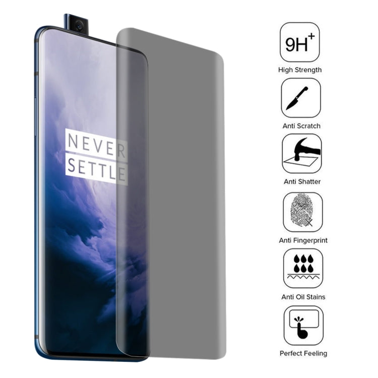 Tempered glass screen protector film with anti-scratch features for OnePlus 7 Pro