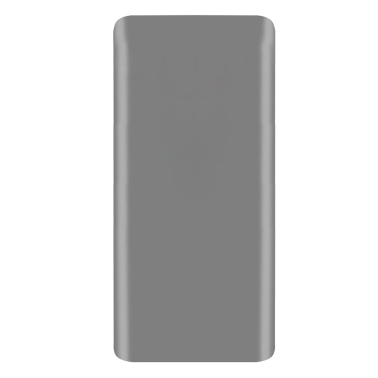Tempered glass screen protector film with gray backing and curved edges