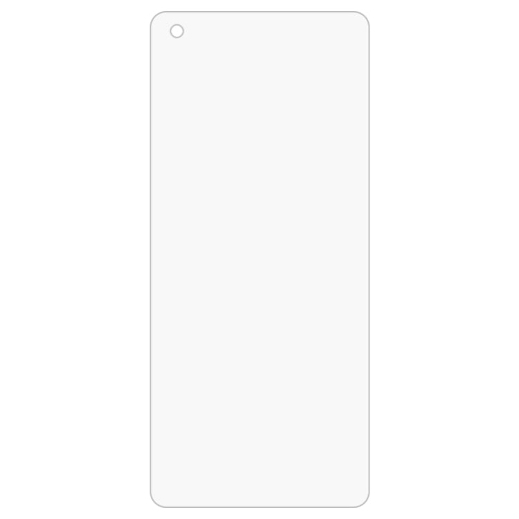 Clear tempered glass screen protector sheet for Vivo X50 with rounded 2.5D corners