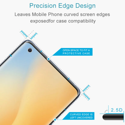 2.5D tempered glass screen protector for Vivo X50, made to fit phone cases