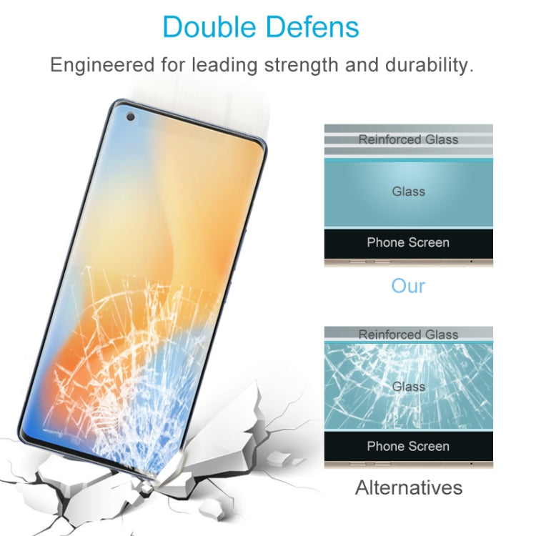 Tempered glass screen protector for Vivo X50, reinforced for stronger crack resistance