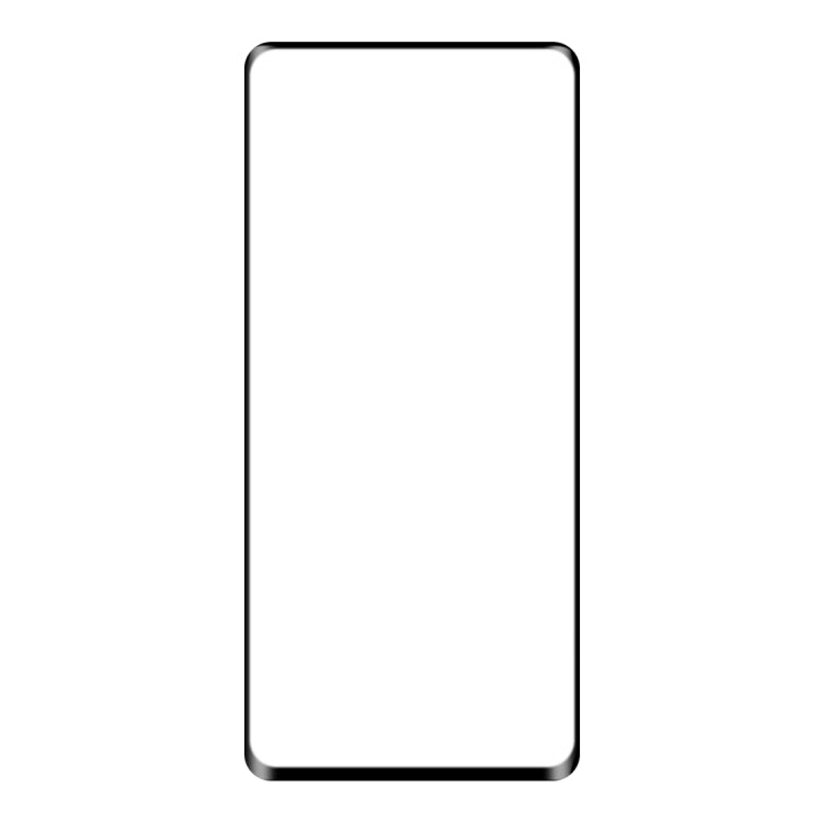Clear tempered glass screen protector film for full-screen smartphone display