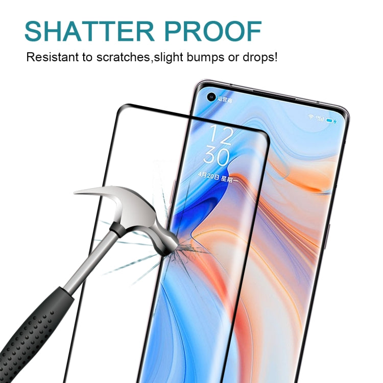 Shatterproof tempered glass screen protector film with full-screen 3D curved edge