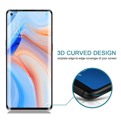 3D curved tempered glass screen protector film with edge-to-edge screen coverage