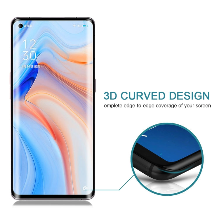 3D curved tempered glass screen protector film with reinforced curved edge
