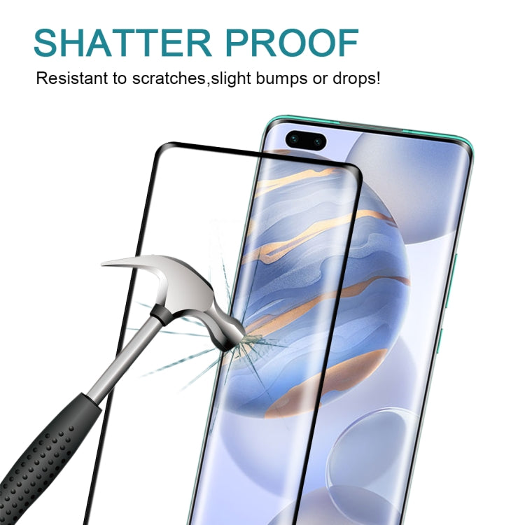 Tempered glass screen protector protecting smartphone screen during impact