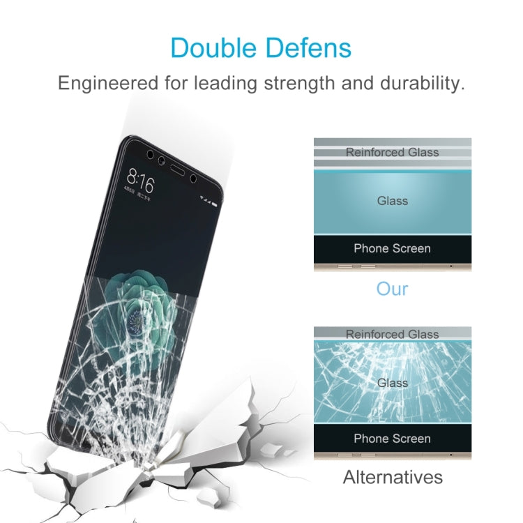 Tempered glass screen protector showing reinforced glass strength for phone screen