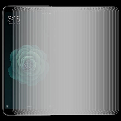 Transparent tempered glass screen protector film with 2.5D rounded design