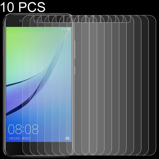 Tempered glass screen protector set (10 pack) for smartphone front, multiple sheets shown