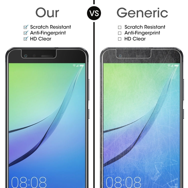 Tempered glass screen protector comparison, clear screen cover with rounded corners