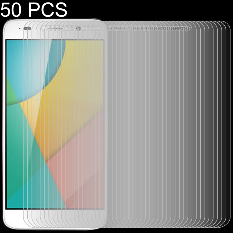 Set of clear 2.5D tempered glass screen protectors, multiple sheets for a smartphone