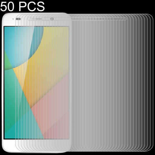 Set of clear 2.5D tempered glass screen protectors, multiple sheets for a smartphone
