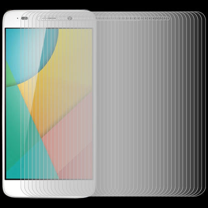 Stack of clear tempered glass screen protector sheets for a smartphone, 2.5D curved style