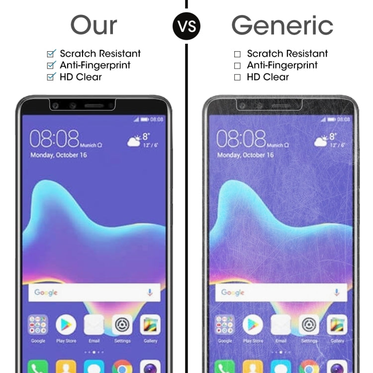 Tempered glass screen protector with anti-scratch and HD clear finish
