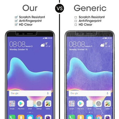 Tempered glass screen protector with anti-scratch and HD clear finish