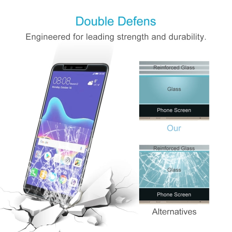 Tempered glass screen protector with reinforced glass layer for added durability