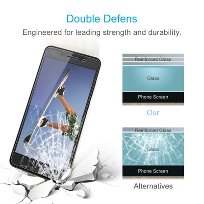 Tempered glass screen protector showing impact cracking to help protect the phone screen