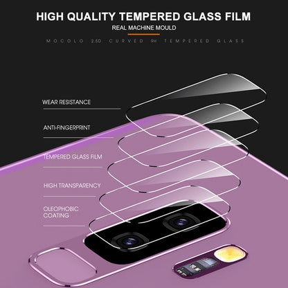 Curved tempered glass rear camera lens protector film, clear and precision cut