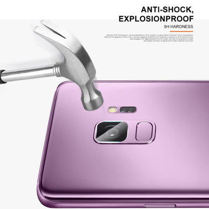 Tempered glass rear camera lens protector film covering the smartphone camera area