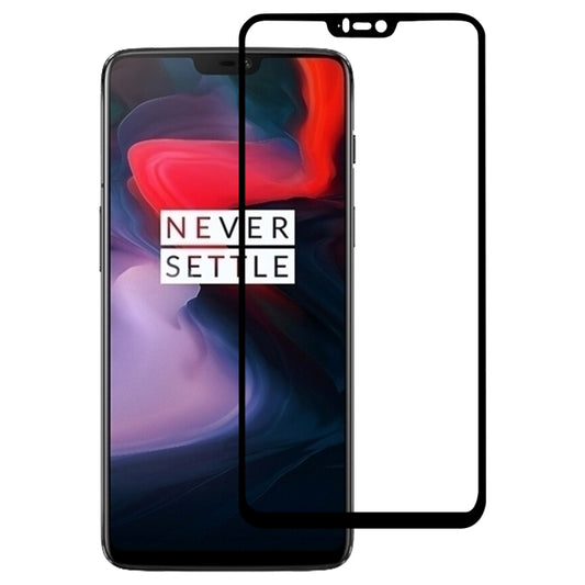 Tempered glass screen protector for OnePlus 6 with full front coverage