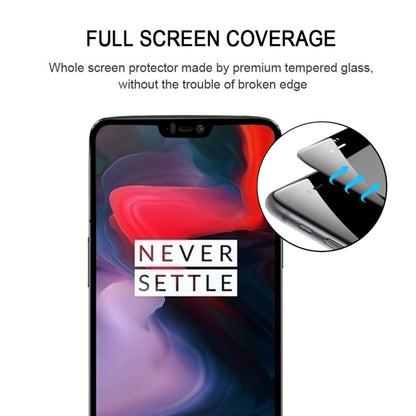 Tempered glass screen protector for OnePlus 6 with 2.5D curved edges