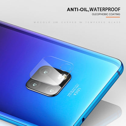 Tempered glass rear camera lens protector film with anti-smudge coating