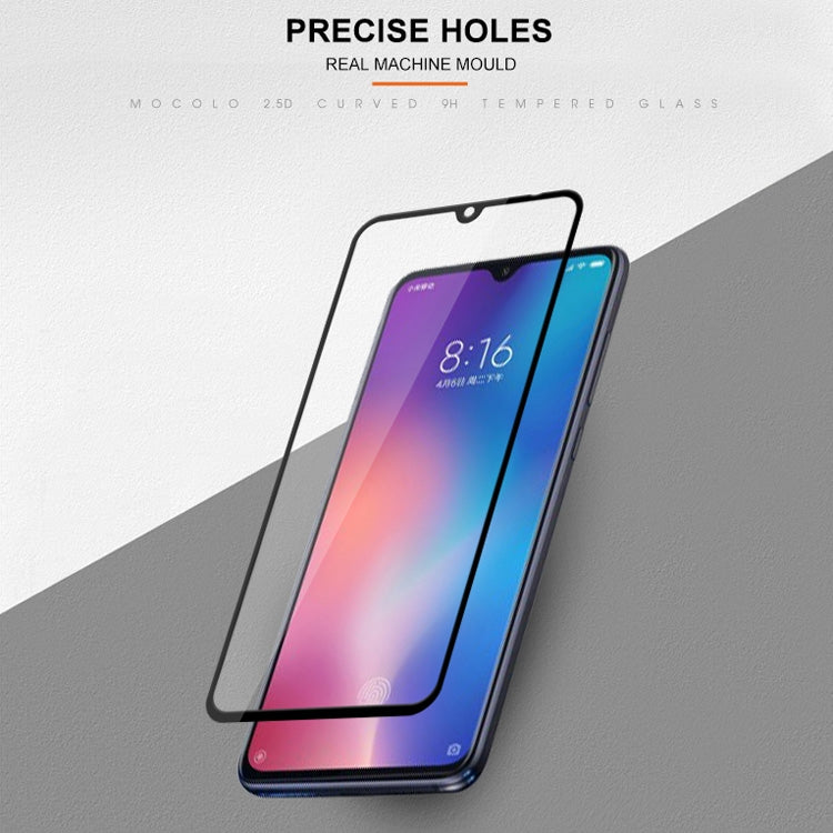 Curved tempered glass screen protector film with precise cutouts for Xiaomi Mi 9