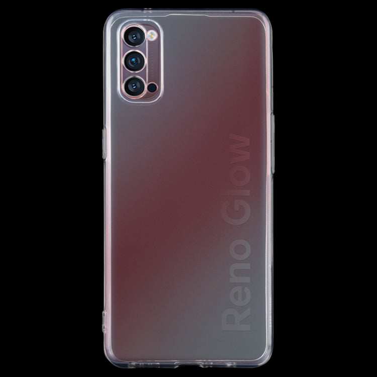 Clear TPU phone case for OPPO Reno 4 Pro 5G, full back coverage with camera opening